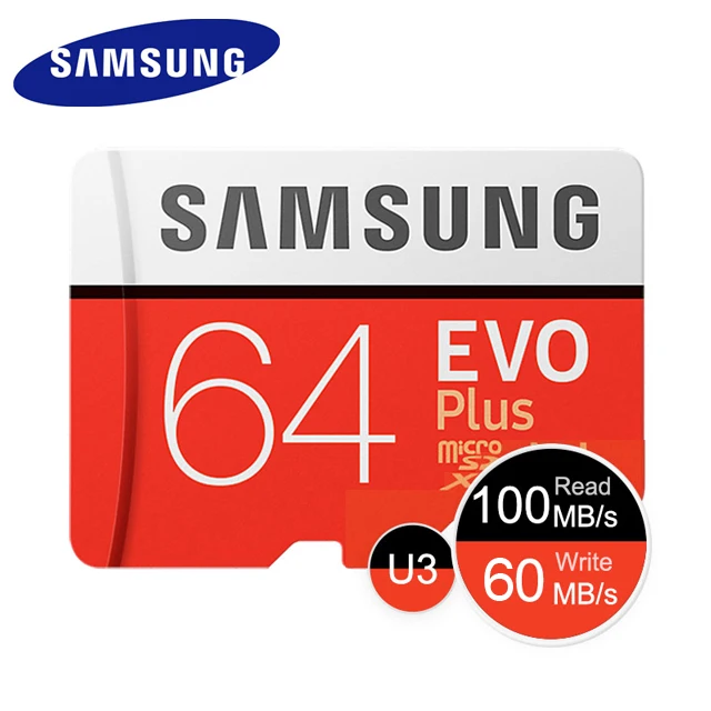 SAMSUNG карта памяти micro SD, класс 10, 32 ГБ, 64 ГБ, 128 ГБ, 256 ГБ, 16 ГБ