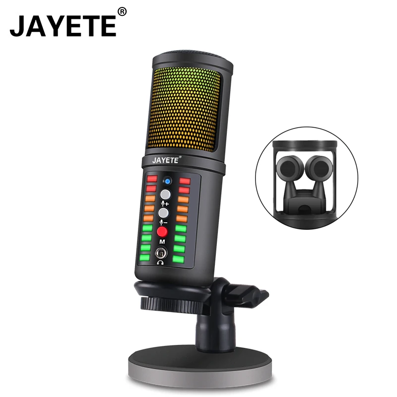 RGB Mic Top Quality USB Condenser Microphone for Gaming