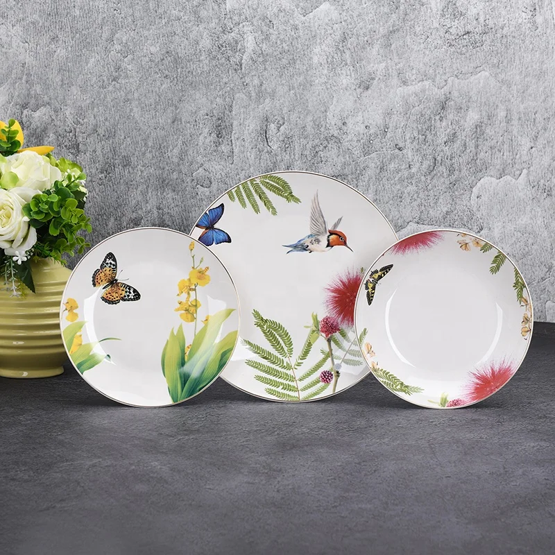 Küchenteller Schmetterling Dinner-set Porzellan-geschirr Für Restaurants