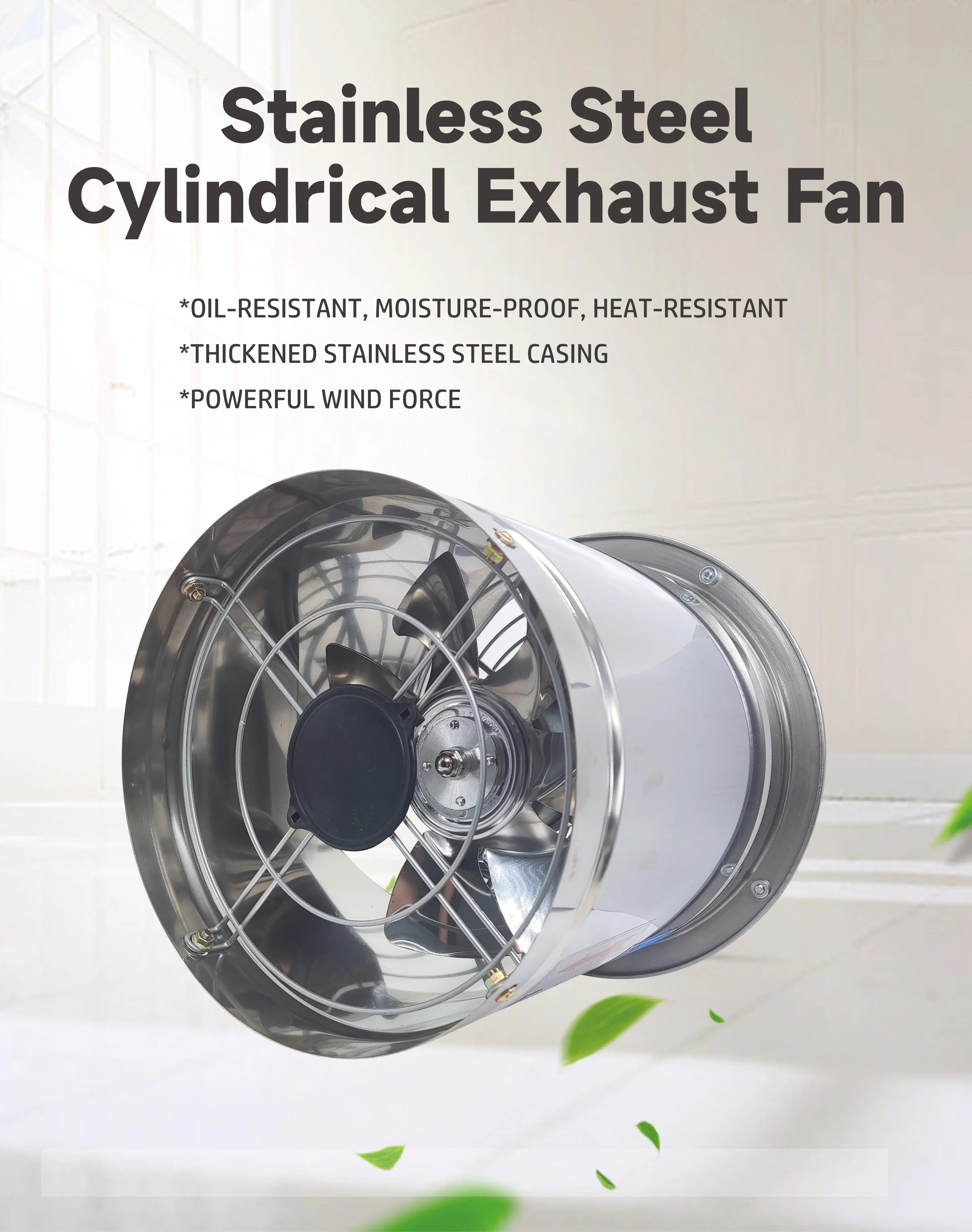 Intake Ventilation Exhaust Fan, Stainless, Steel - detail 4