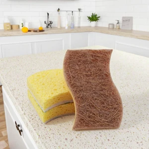 Customized Color Wood Pulp Sponges & Scouring Pads China Manufacturer's Cellulose Sponge Products