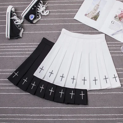 Coldker-faldas Estilo Gótico Punk Harajuku Para Mujer,Pantalón Corto  Plisado,Informal,Elegante,Preppy,Color Negro,2022 - Buy Negro,Falda De Las  Mujeres,Verano Mini Falda Product on Alibaba.com