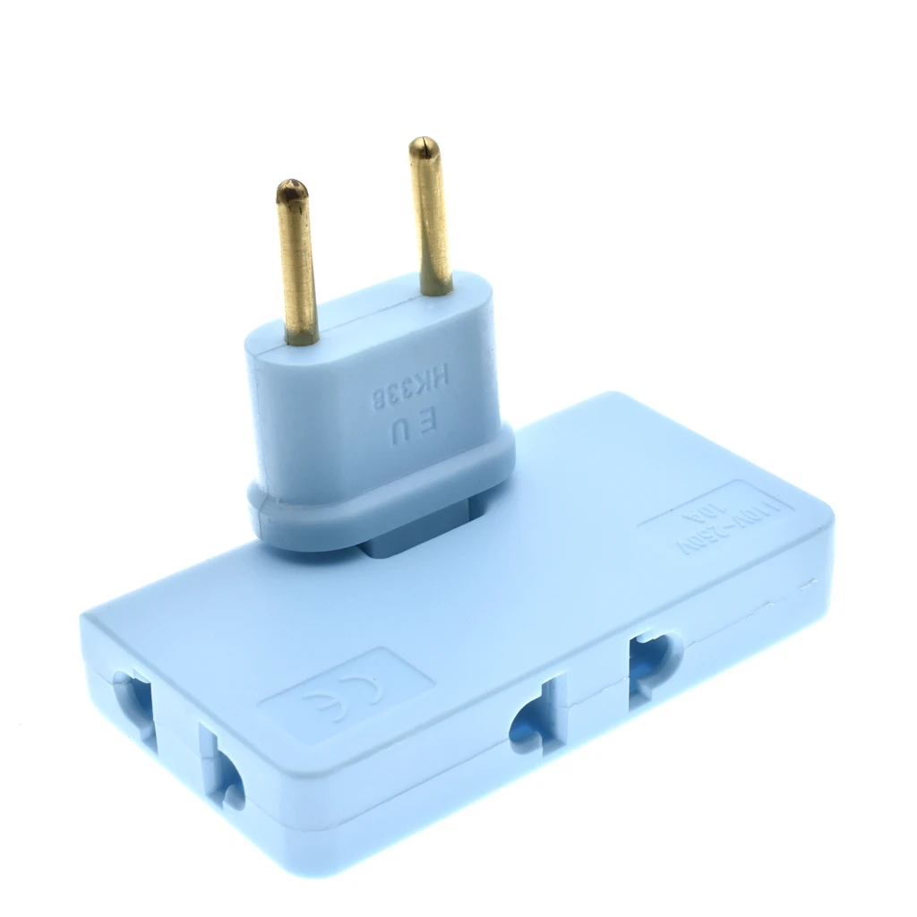 1500w Eu Converter One In Three 180 Degree Extension Plug Multi Plug