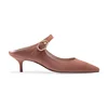 ROSE PINK suede leather