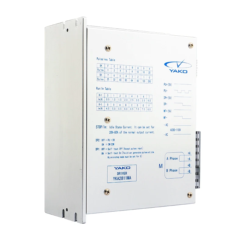 Yako 2811 Yka2811ma Driver for Nema 34 Stepper Motors, 60V-110V