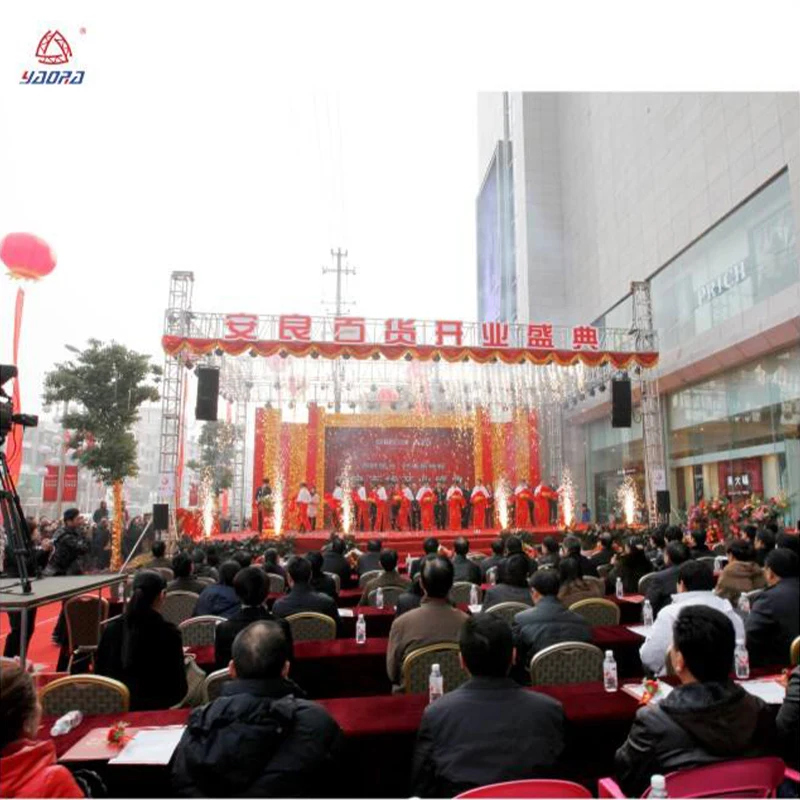 Aluminum Alloy Stage Truss System Design Lighting Flat Trusses Music Festival Stand Outdoor Indoor Bolt Spigot Truss