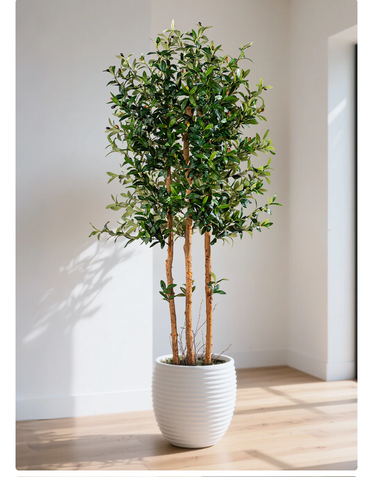product nearly natural real touch artificial olive potted tree branch real trunk olive trees plants for hotel restaurant decoration-13