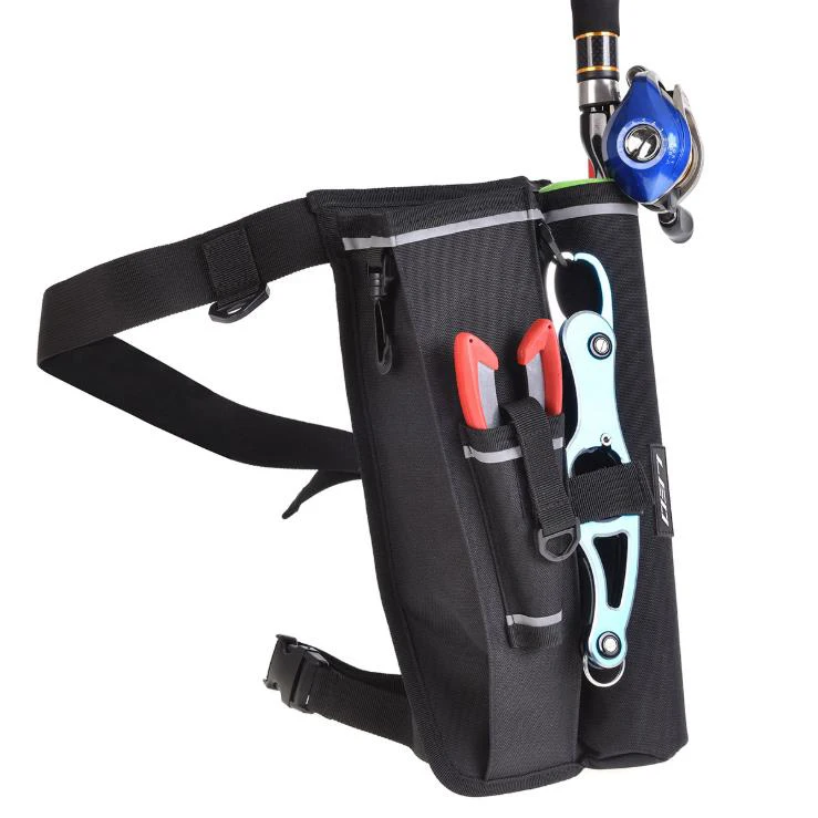 fishing waist pack with rod holder