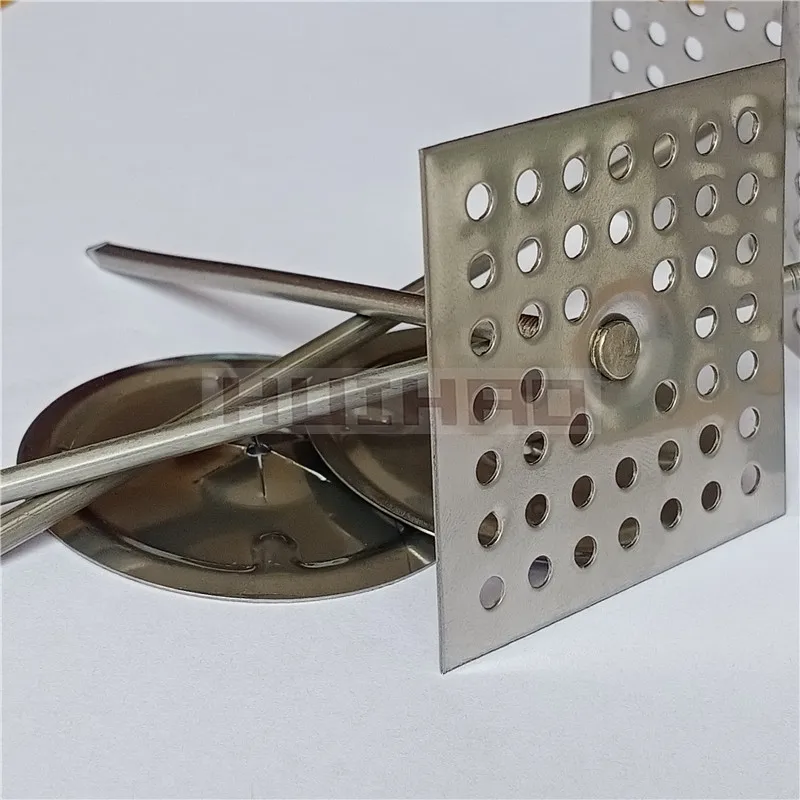 Stainless Steel 316l Perforated Base Insulation Pins Self Locking Washers Buy Stainless Steel 4416