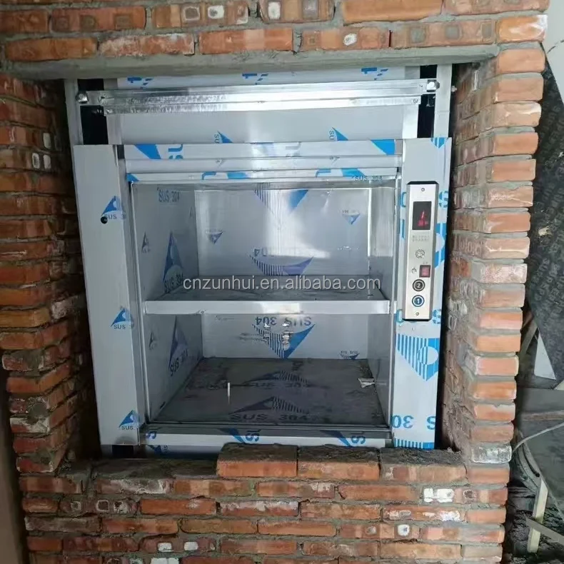 Multiple Floors Commercial Public Private Buildings Small Freight Elevator Lift Carry Food Dumbwaiter Within Modern Structures