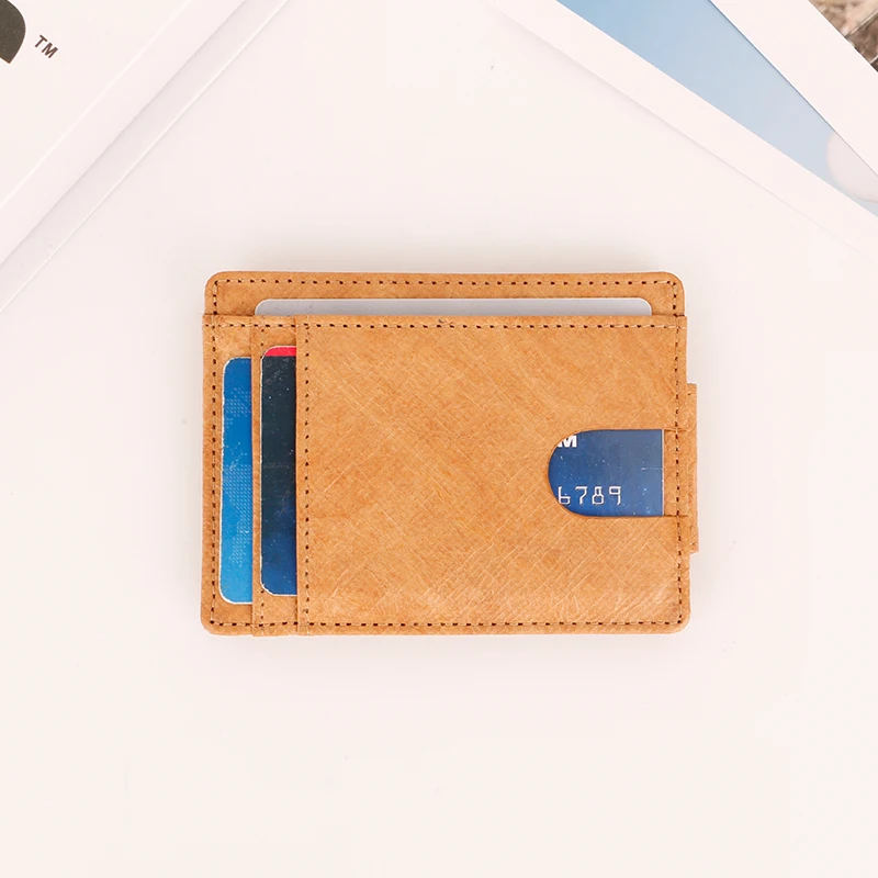 Новый индивидуальный Rfid Магнитный кошелек тонкий передний карман Tyvek