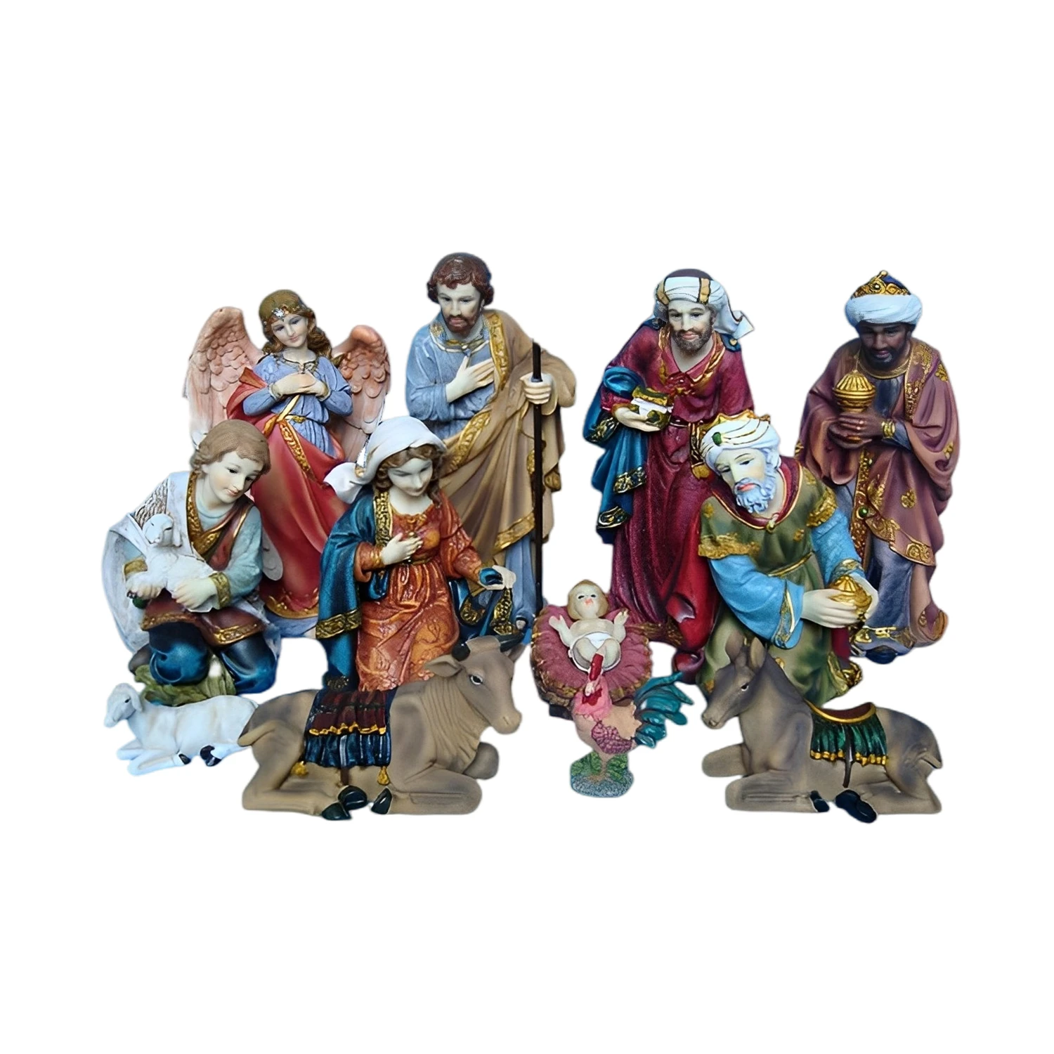 Large Life Size Christmas Figurines Outdoor 100cm Big Size Nativity