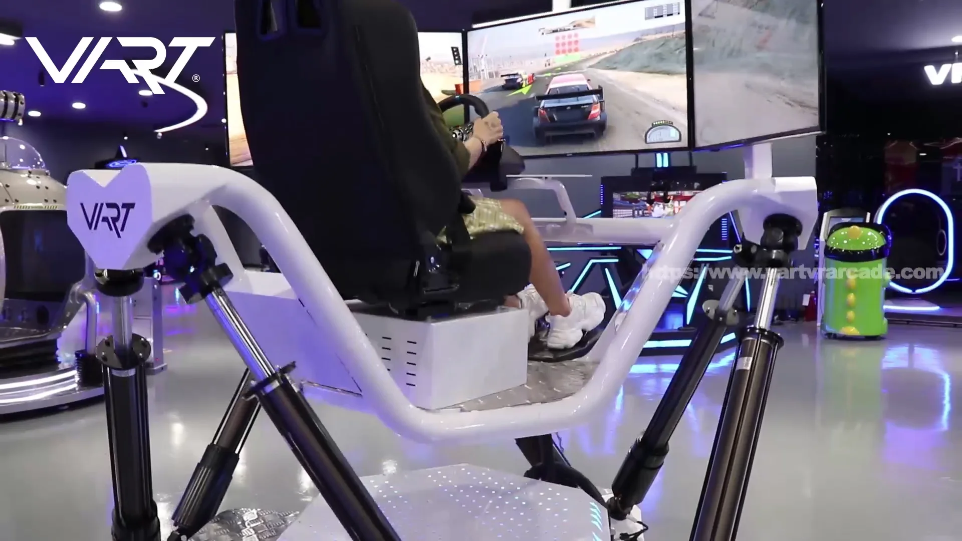 3 Three Screens Vr Car Racing Games Machine Virtual Reality Driving ...