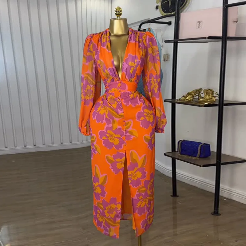 chinese dress ladies Lola Australia - April Silk Paradiso Dress - Womens Clothing