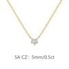 Gold 5mm-DY191710-S-G-WH