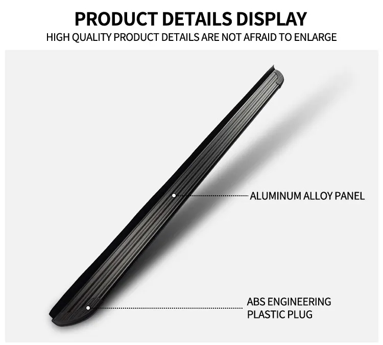 Factory Direct Sale Auto Parts Non-slip Aluminum Alloy Fixed Side Step Rustproof Running Board for FORD Edge 2.0T/3.5L supplier