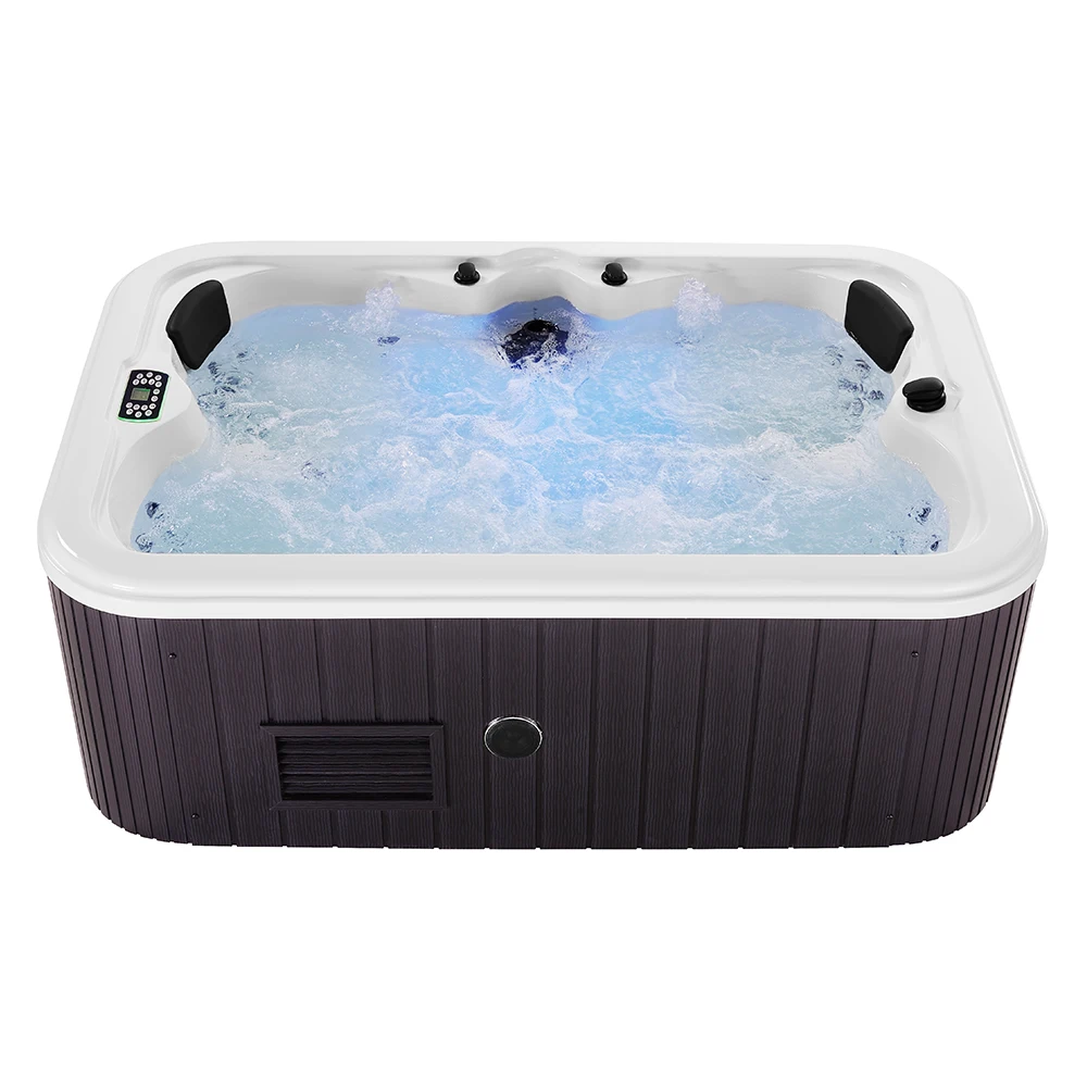 Freestanding Dubai Korean Sex Hot Tub 2 Loungers Outdoor Spa