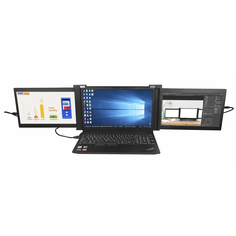 FOPO 13.3インチ トリプルポータブルモニター Amazon.co.jp: FOPO 13.3インチ トリプルポータブルモニター 14〜17.3