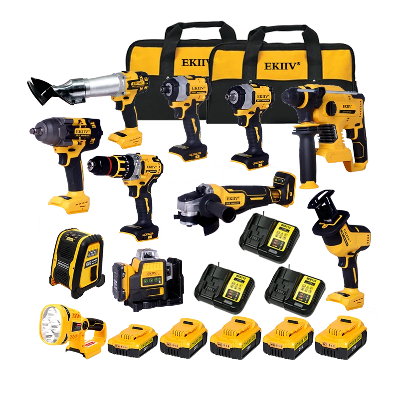 Wholesales Brushless Cordless Dewal Combo Power Tools 15 Kits Tool Set ...