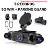 5 cámaras + línea de radar OBD (Monitoreo de estacionamiento Sentinel)