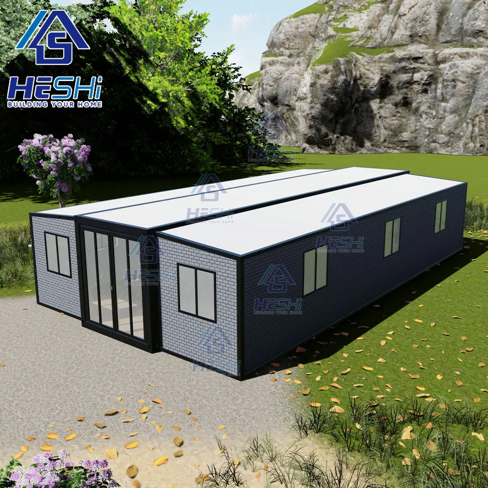 Waterproof Prefabricated 20Ft 40Ft Expandable Container House 2 3 4 5 ...