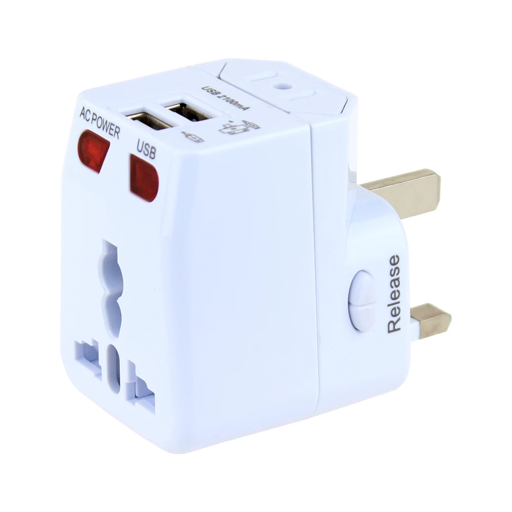 
 Wonplug, лидер продаж, универсальное умное зарядное устройство USB, дорожный адаптер с четырьмя видами вилок для Великобритании, США, Австралии, ЕС  Рекламный Бизнес Подарочный набор электронных гаджетов универсальный Смарт USB зарядное устройство адапт