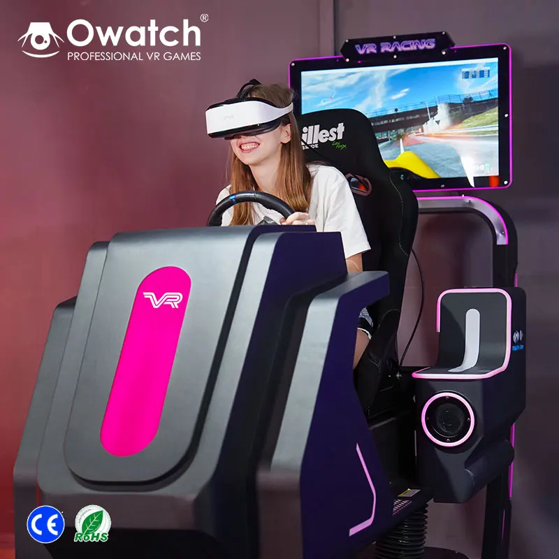 Game Hall Virtual Reality Driving Equipment VR Car Racing Simulator Electronic Game Car Race Game Machine