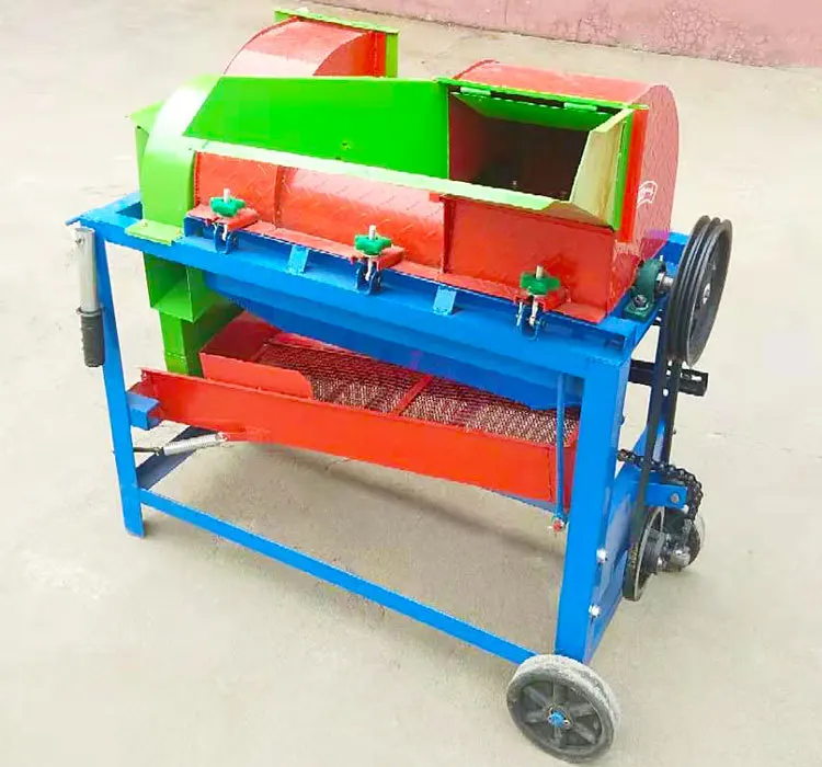 Multi Function Small Portable Electric Sorghum Soybean Multi Crop Paddy Rice Wheat Maize Peeler Corn Sheller Thresher Machine
