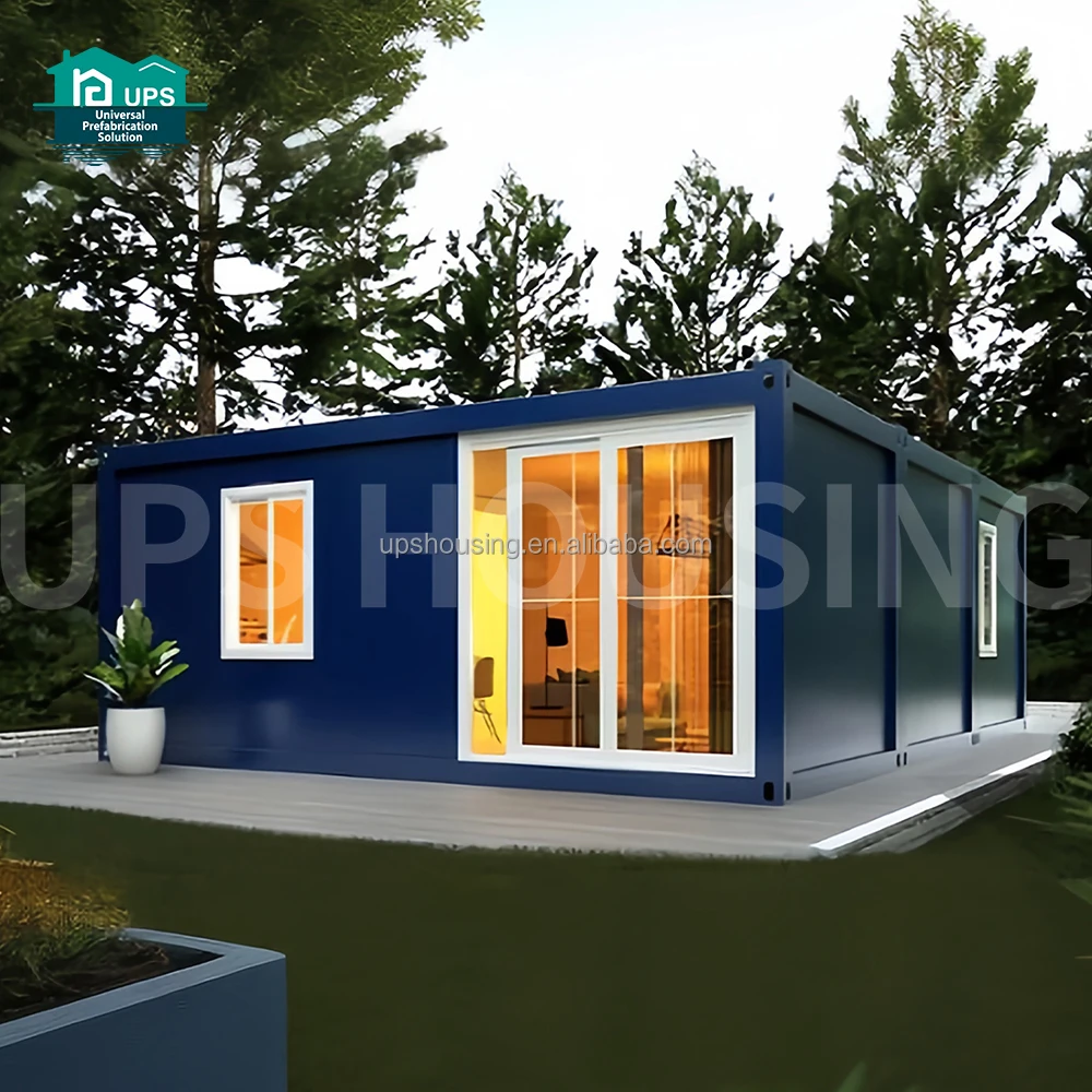 20Ft 40Ft New Design Prefabricated Luxury Villa Expandable Container House Prefab Portable Mobile Home With Bathroom And Kitchen