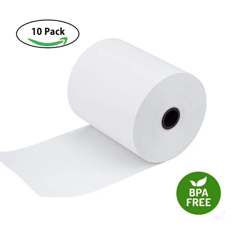 BPA Free 80mm 57mm Thermal Paper for POS System Wholesale Thermal Paper
