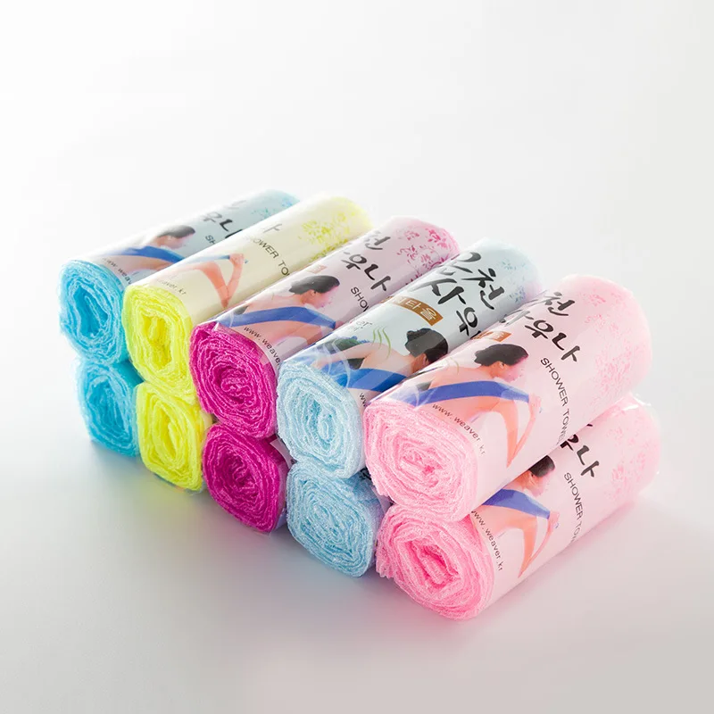 Japanese 100nylon Beauty Skin Cloth Body Scrub Exfoliating Shower