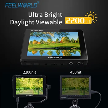 FEELWORLD LUT7 On-Camera Monitor 7" 1920X1200 IPS | VectorScope/Histogram Support - OEM Manufacturer for Bulk Customization detail image