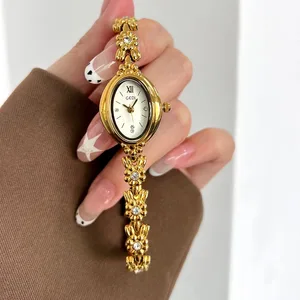 New Design Ladies Watches Oval Waterproof Wrist Watch Luxury Factory Wholesale Quartz Watch for Women