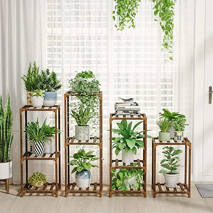 Kiefern pflanzen regal Mehrere Blumen Pflanzen Display halter Rack  Organizer fr Fenster Garten Balkon Patio Ecke
