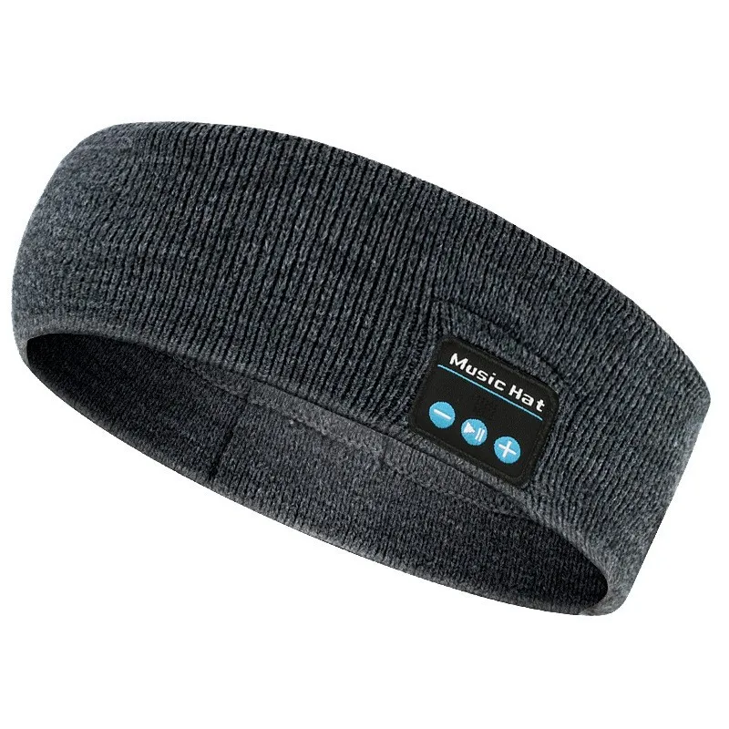 product music sleep bluetooth sport headband for universal model comfortable washable fabric head hat for gym-10