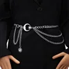White K Moon Multi-Layer Waist Chain