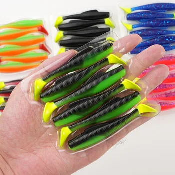 CHEERY 4.8g 6pcs TPR Plastic Floating Water Soft Bait Bionic Fresh Sea Trout Design New Color for Bass Fishing for Freshwater – Soft Lure – view 3