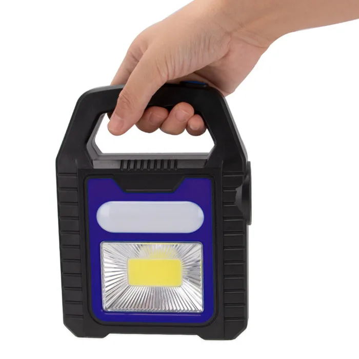 3 in 1 Solar USB Rechargeable Brightest COB LED Camping Lantern Charging for Device Waterproof Emergency Flashlight LED