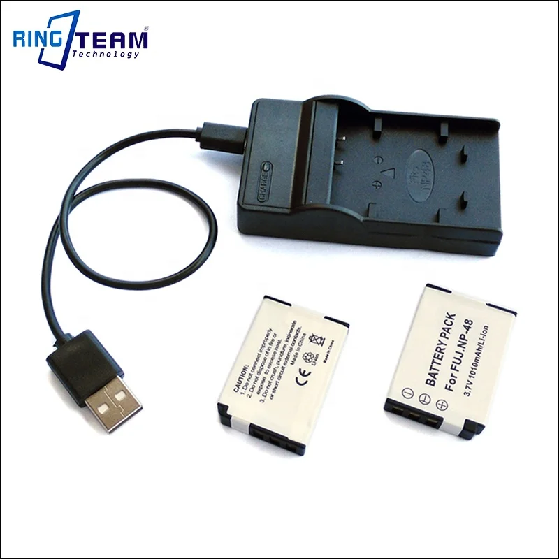 Compact, lightweight and portable wholesale suitable for Fuji camera XQ1 XQ2 FNP-F48 NP48 NP-48 battery USB charger BC-48 supplier