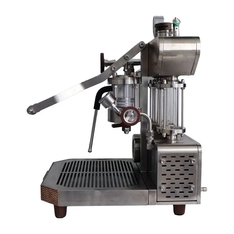 エスプレッソコーヒーマシン304ステンレス鋼ハンドプレスレバーミルク