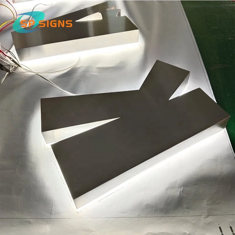 SP Factory Popular Product 3d Illuminated Advertising Signage Electronic  Storefront Led Letters 3d Signs Business Backlight
