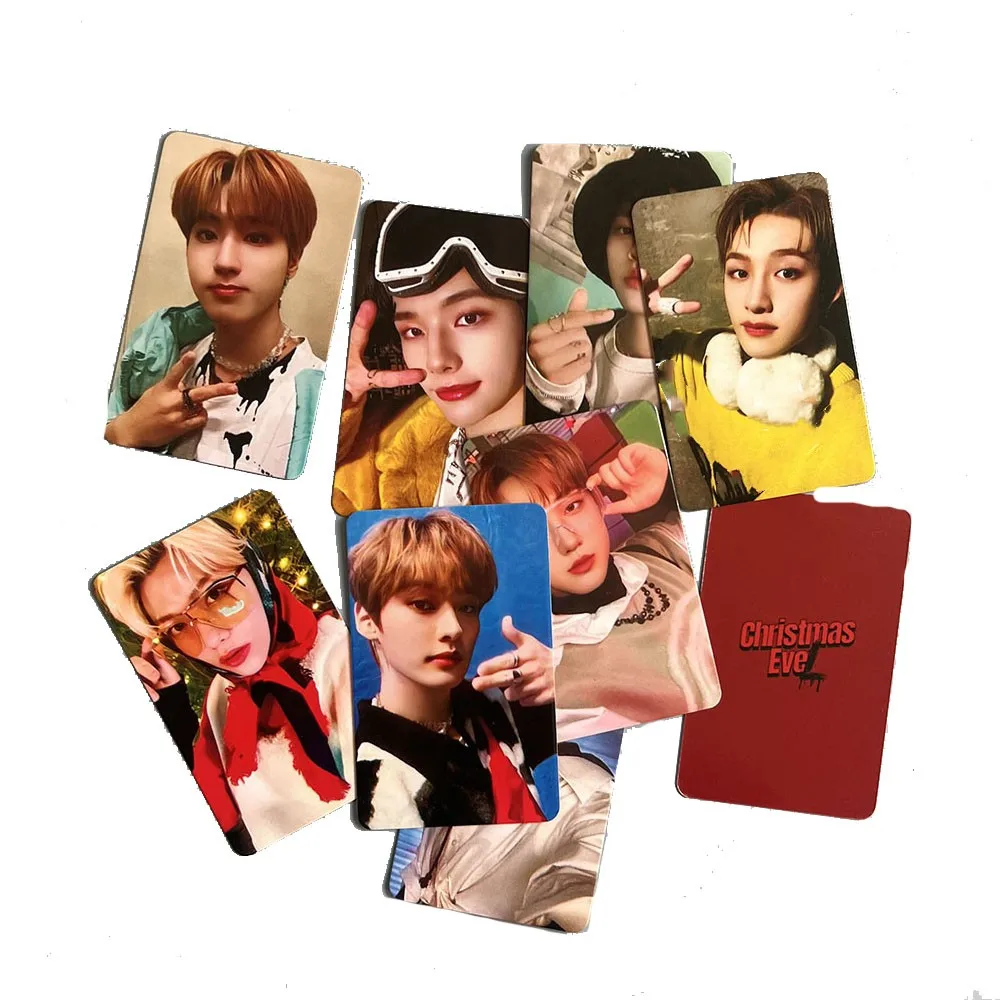 8pcs/set Stray Kids Christmas HD Photocards - Special Gift