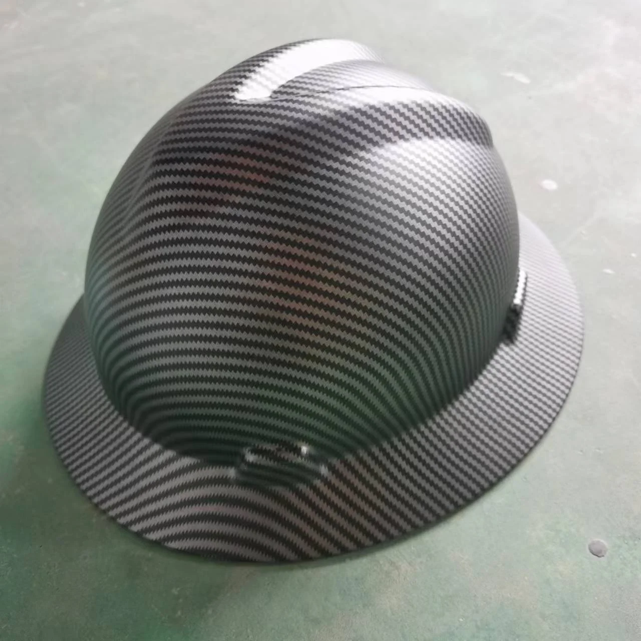 PE Safety Helmet Full Brim Lift Fiber Glass Hard Hat for Industrial