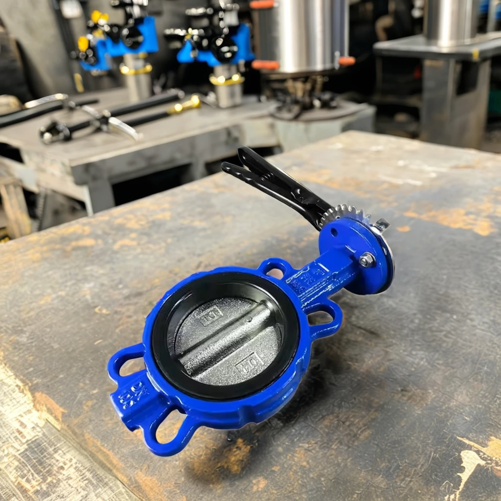 Huhang Handle Type Vertical Plate DI Two Way Soft Seal Stainless Steel DISC butterfly Valve manufacture