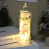 Muñeco de nieve con corazón rojo