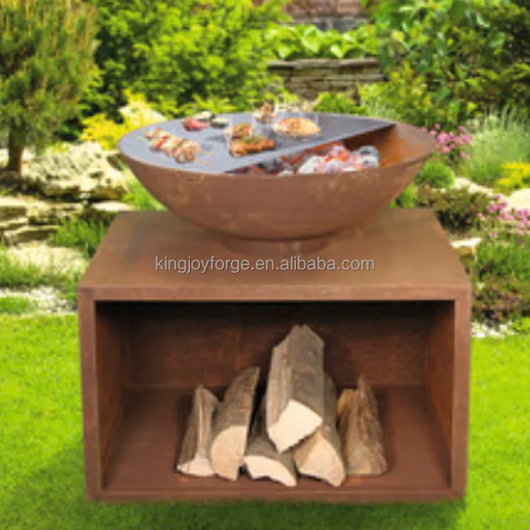 Rust Corten Steel Bonfire Outdoor Fire Pit Buy Outdoor Fire Pit