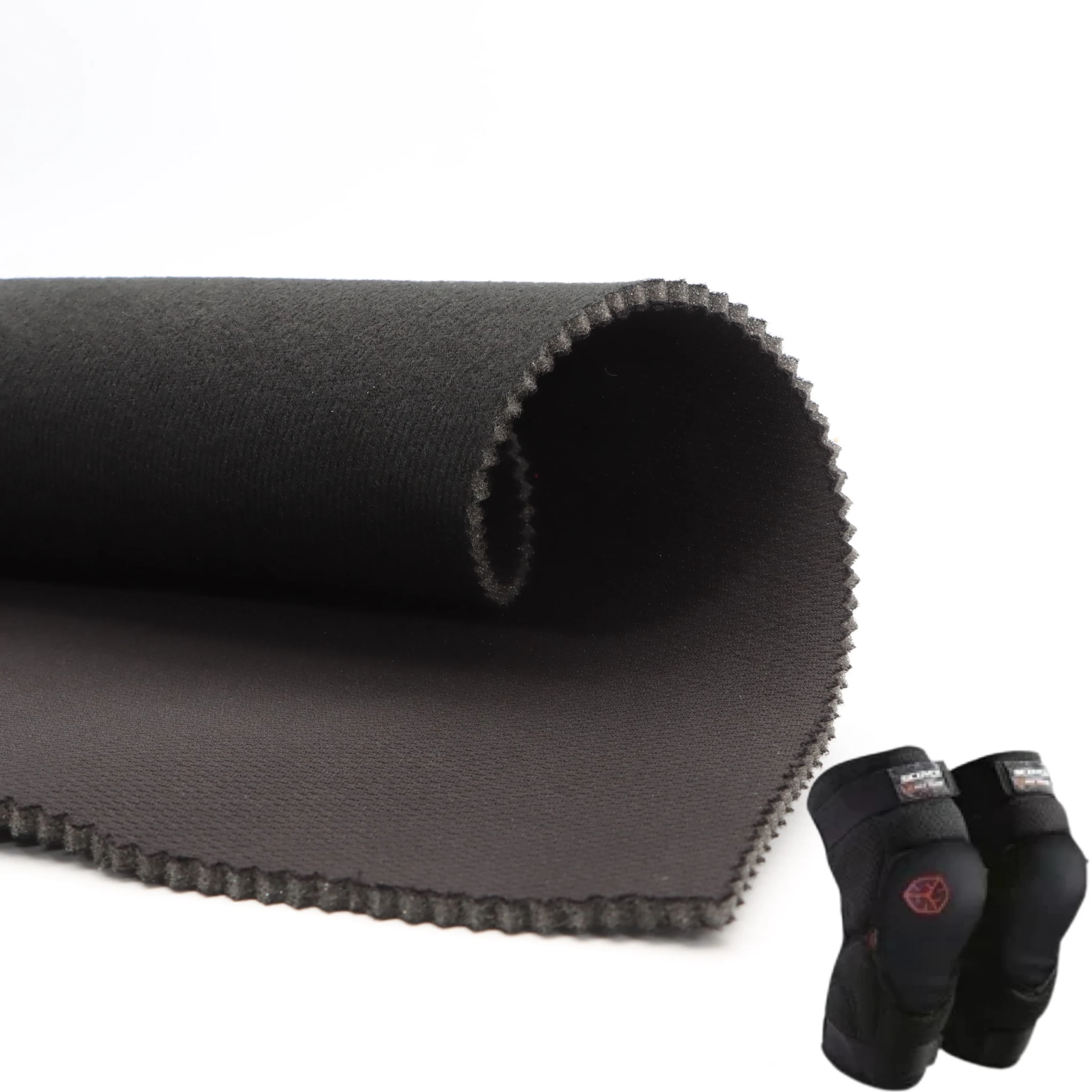 Sprzedawana bezpośrednio z fabryki trójwarstwowa laminowana tkanina z pianką w siatkę ptasiego oka, stosowana do sprzętu ochronnego sportowego/wkładek do kasków motocyklowych