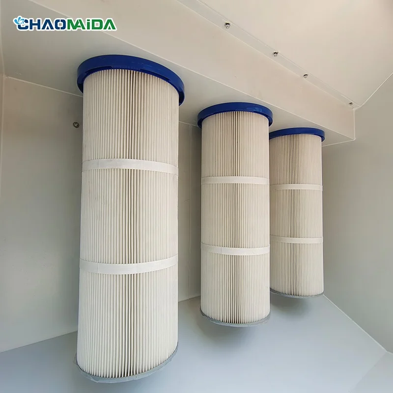 CE Approved Manual Powder Coating Spray Paint Booth