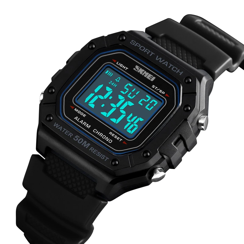 SKMEI 1496 fashion waterproof sport digital watches men wristwatch relojes