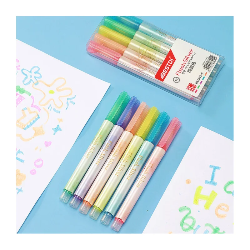 Highlighter Office Learning Marker Color Hand Account Student Special Scratch Wholesale School Stationery Supplies